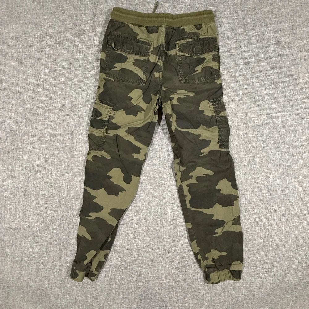 Urban Pipeline Camo Cargo Joggers Kids L 14/16 Green Military Utility Gorpcore